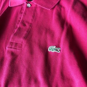Lacoste Polo shirt pique knit - Men’s US L / FR 5